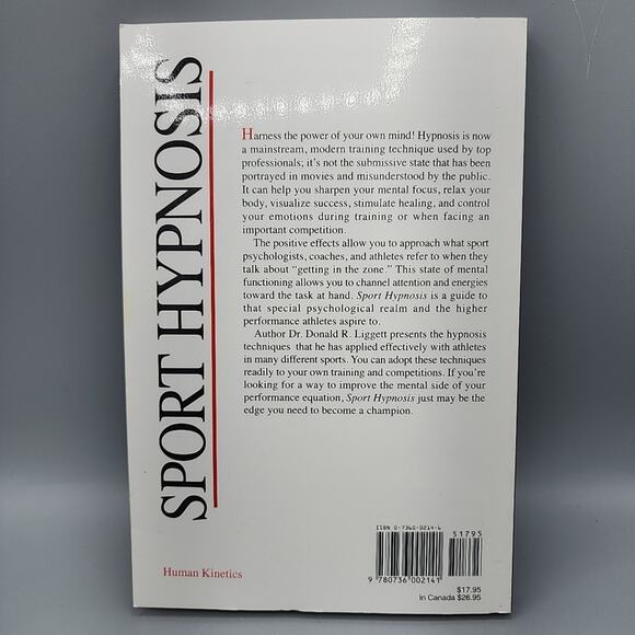 Sport Hypnosis by Donald Liggett, PhD Human Kinetics Superior Performance - Picture 2 of 12